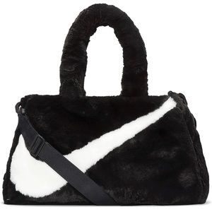 Nike Sportswear Faux Fur Tote Bag Purse (10L)